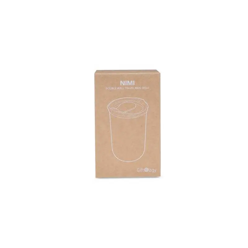 NIMI - Giftology Double Wall Travel Mug 300ml - Red.webp