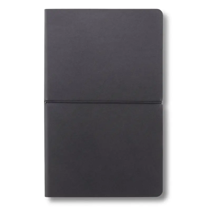PEJA - Santhome A5 Recycled PU Notebook - Black (1).webp