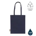 ABLAR COTTON TOTE BAG - NAVY