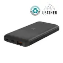 ALBECK -@ RECYCLE LEATHER 10000MAH - BLACK/BLACK