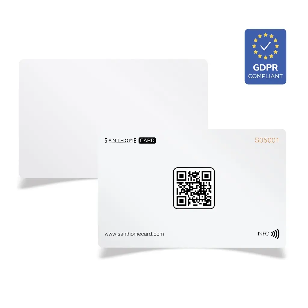 SANTHOME CARD - DIGITAL BUSINESS - WHITE