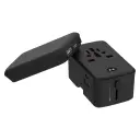 BILZEN @MEMORII WORLD TRAVELL ADAPTER - BLACK