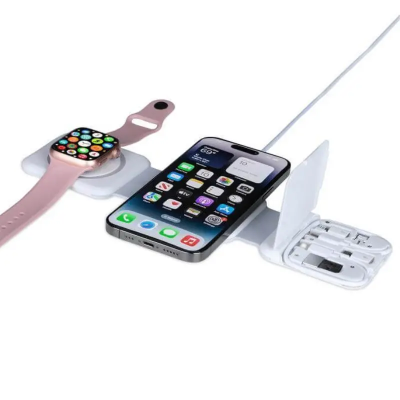 BOLERO - @ MEMORII 2 IN 1 WIRELESS CHARG - WHITE