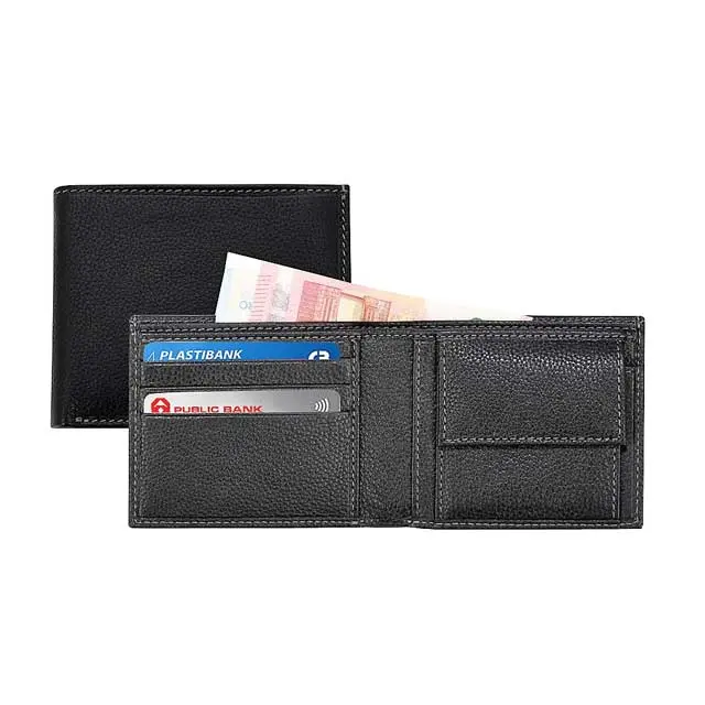 CANCUN - SANTHOME MEN WALLET - BLACK