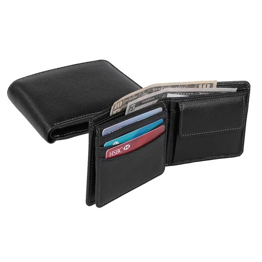 TOLUCA - SANTHOME MEN WALLET - BLACK