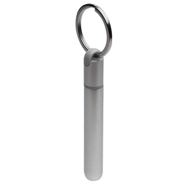 SOROCA-GIFTOLOGY BRASS TIP KEYCHAIN - SILVER