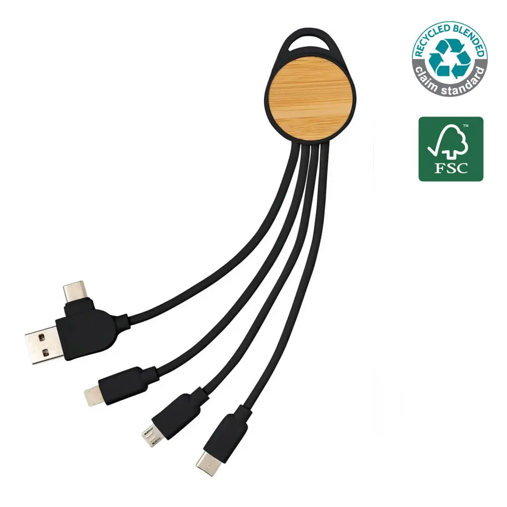 SULZA- CHANGE COLLECTION MULTI CABLE - BLACK/BAMBOO