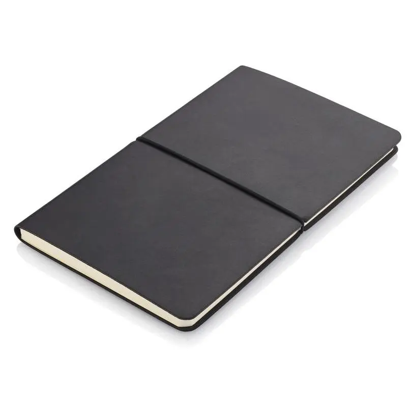PEJA -SANTHOME A5 RECYCLED PU SOFT COVER - BLACK