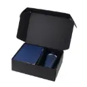 KOKSI-GIFTOLOGY SET OF DOUBLE WALLED TUMBLER,A5 NOTEBOOK AND PEN-NAVY BLUE