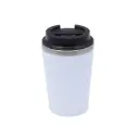 MOSS-GIFTOLOGY STEEL/PP DOUBLE WALL TUMBLER-350ML-WHITE