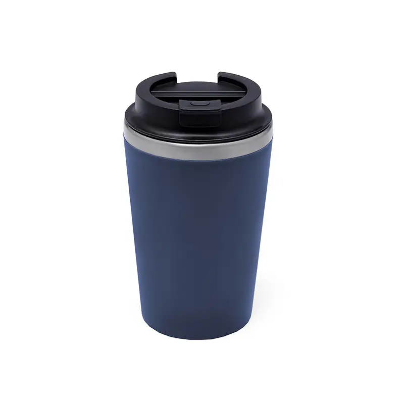 MOSS-GIFTOLOGY STEEL/PP DOUBLE WALL TUMBLER-350ML NAVY BLUE