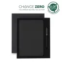 VARDIM-CHANGE ZERO SUSTAINABLE GIFT SET REFILLABLE NOTEBOOK & PEN - BLACK