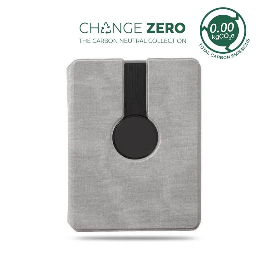 ONEX-CHANGE ZERO RECYLED 10000MAH 15W MAGSAFE WIRELESS A5 ORGANISER 32GB-GREY
