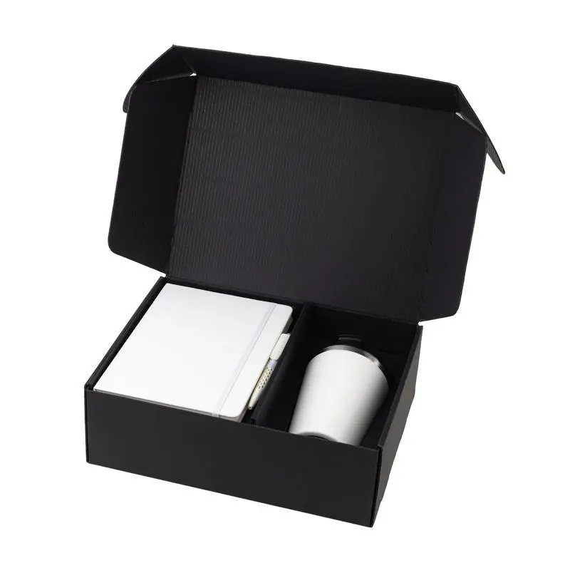 KOKSI-GIFTOLOGY SET OF DOUBLE WALLED TUMBLER,A5 NOTEBOOK AND PEN-WHITE