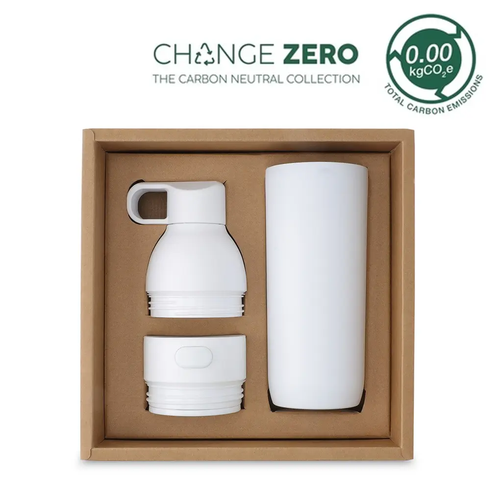 RUVO-CHANGE ZERO 2-IN-1 MODULAR HYDRATION GIFT SET-WHITE