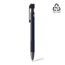 PILA-RECYCLED ALUMINIUM BALLPOINT PEN-NAVY BLUE