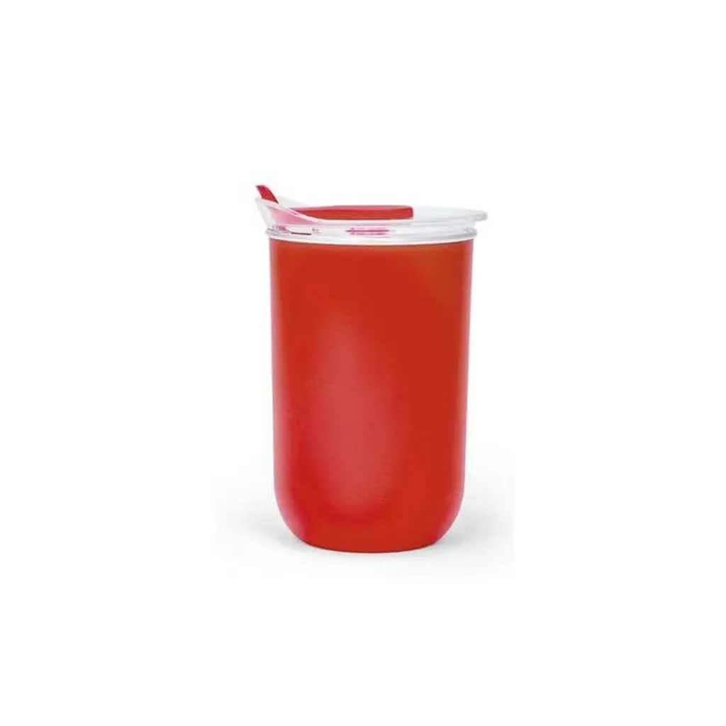 NIMI - GIFTOLOGY DOUBLE WALL TRAVEL MUG 300ML-RED