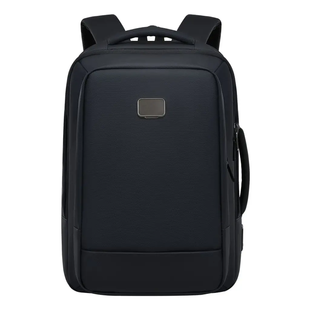 TURISMO-SANTHOME EXPANDABLE 17" BUSINESS BACKPACK-BLACK 