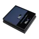 REGENT-GIFTOLOGY SET OF NOTEBOOK,KEYCHAIN AND PEN-BLUE