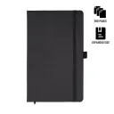 BARON-SANTHOME EXPANDED A5 HARD COVER NOTE BOOK-BLACK