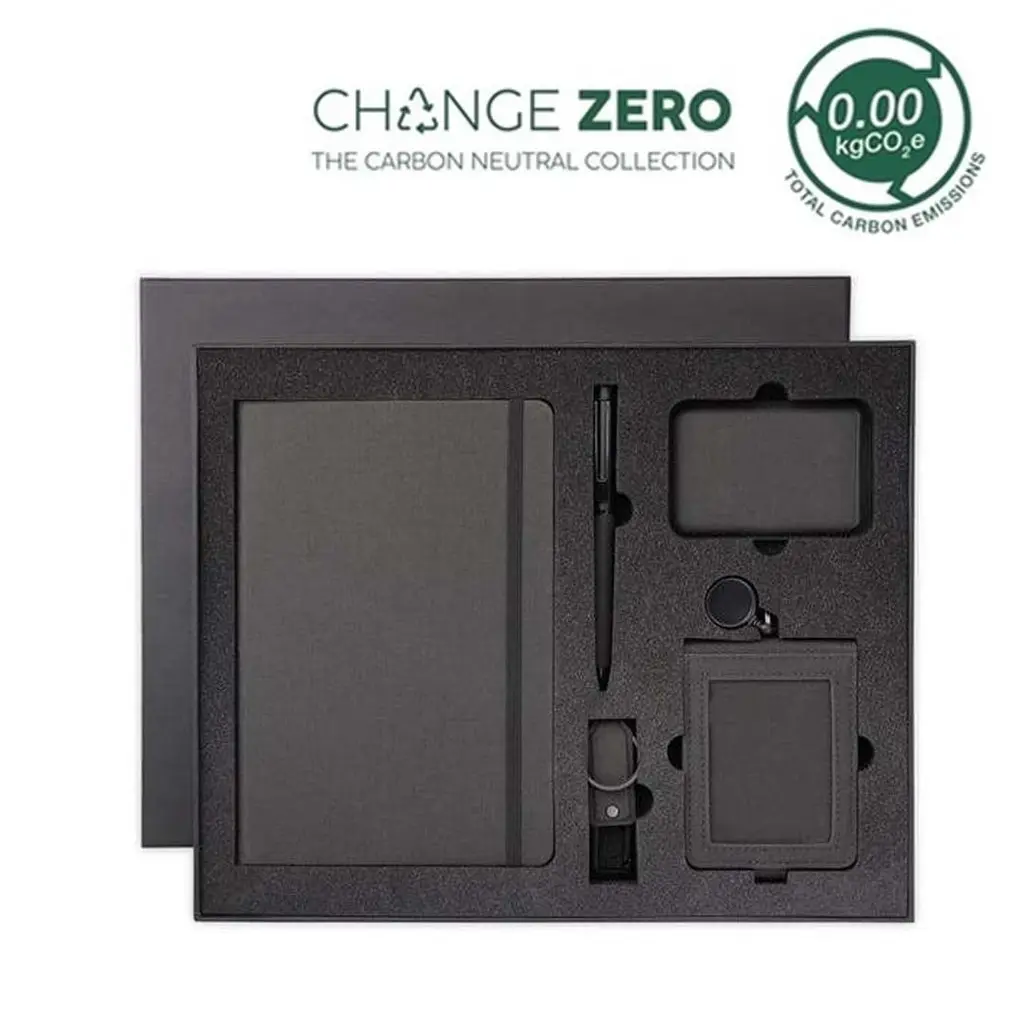 ALMADA - CHANGE ZERO SUSTAINABLE 5PC ONBOARDING GIFT SET - BLACK