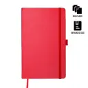 BARON-SANTHOME EXPANDED A5 HARD COVER NOTE BOOK-RED