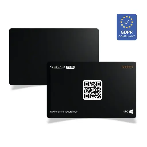 SANTHOME CARD - DIGITAL BUSINESS - BLACK