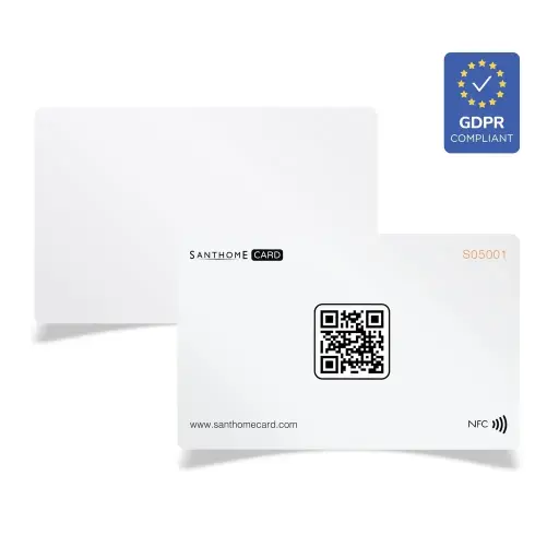 SANTHOME CARD - DIGITAL BUSINESS - WHITE