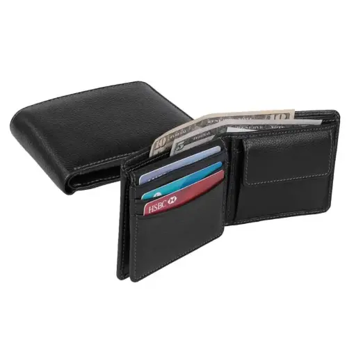 TOLUCA - SANTHOME MEN WALLET - BLACK