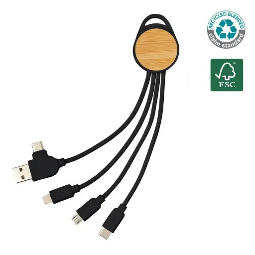 SULZA- CHANGE COLLECTION MULTI CABLE - BLACK/BAMBOO