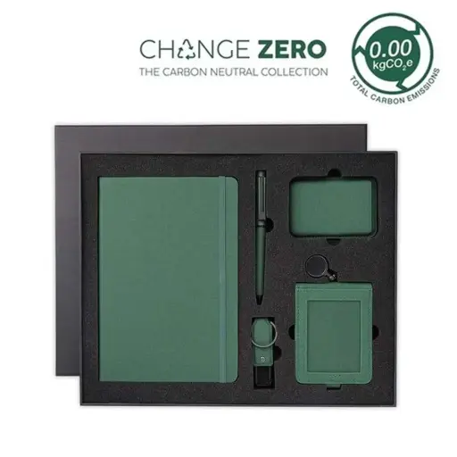 ALMADA - CHANGE ZERO SUSTAINABLE 5PC ONBOARDING GIFT SET - GREEN 