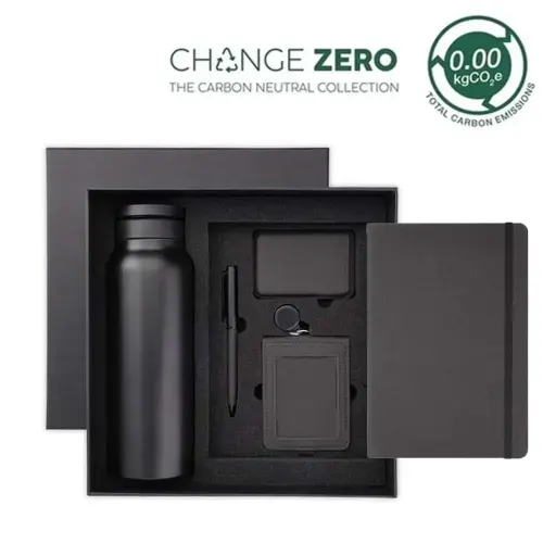 AVEIRO - CHANGE ZERO SUSTAINABLE 5PC GRATITUDE GIFT SET - BLACK